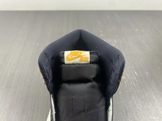 Rep MAX Yellow OG Jordan 1 555088-711 Toe High Air 0615